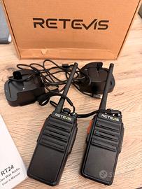 Walkie talkie ricetrasmittenti Retevis RT24