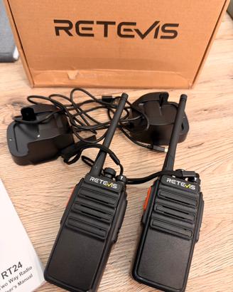 Walkie talkie ricetrasmittenti Retevis RT24