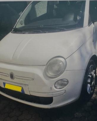 FIAT 500 1.2 SPORT BENZINA -2010 SINISTRATA INCIDE