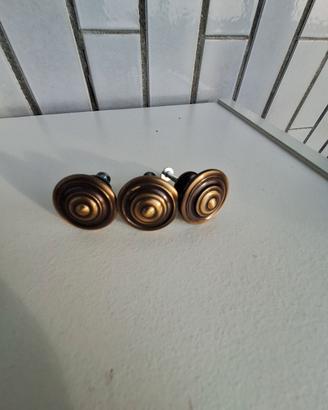 Pomolo per mobile OMP Porro bronzo antico

