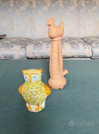 fischietti da collezione, con gufo di Mario Judici