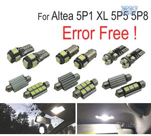 KIT 11 LAMPADE LED INTERNE PER SEAT ALTEA 5 P 1 AL