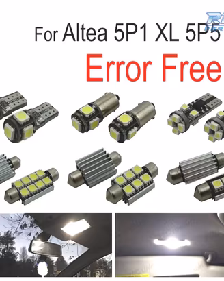 KIT 11 LAMPADE LED INTERNE PER SEAT ALTEA 5 P 1 AL