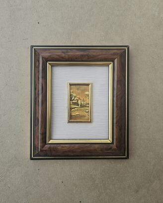 Lotto quadretti Vintage d’Arte -Argento 925 ,fogli