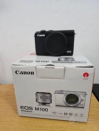 Canon EOS M100 Mirrorless con obiettivo 15-45mm