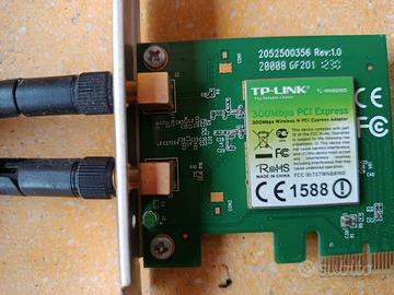 scheda di rete wireless PC desktop TP link