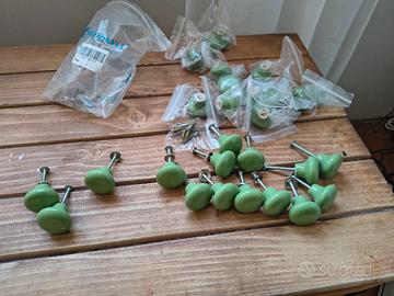 pomelli ceramica verde