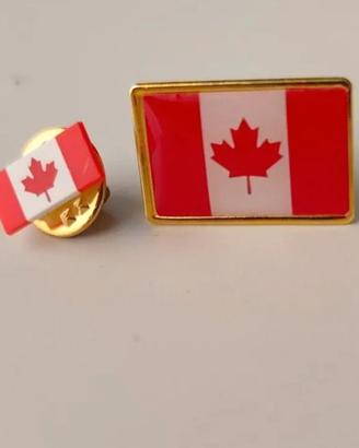 SPILLE PIN BANDIERA CANADA LE 2 PER 8€