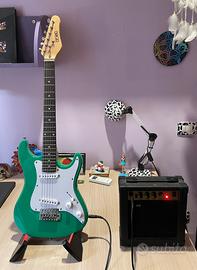 Chitarra elettrica modello Fender + Amplificatore