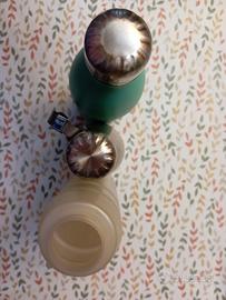 Set 3 Borracce Riutilizzabili – Acciaio & Plastica