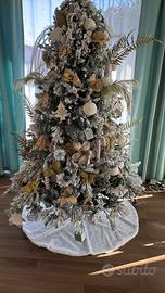 Albero di Natale 210 cm innevato