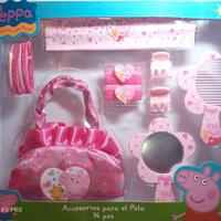 SET PER CAPELLI PEPPA PIG 14 PEZZI