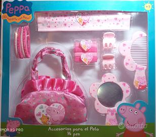 SET PER CAPELLI PEPPA PIG 14 PEZZI