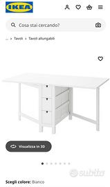 Tavolo NORDEN ikea  nuovo