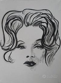 "Dipinto" di: Erik-H - Marlène Dietrich