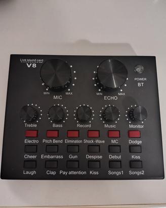 Scheda Audio per Live Streaming 