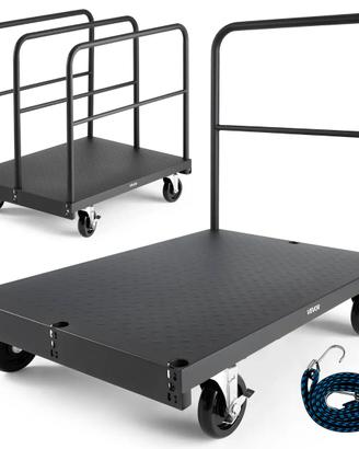 Carrello Cartongesso per Pannelli per Garage  Nero