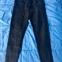 Jeans grigio skinny donna taglia 26 (IT 40) –nuovo