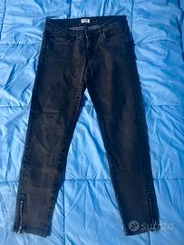 Jeans grigio skinny donna taglia 26 (IT 40) –nuovo