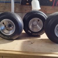 Cerchi e gomme go kart mini 60