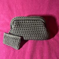 Borsa verde in fettuccia lycra