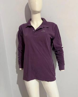 Felpa maglione Kappa viola M uomo