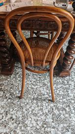 Sedie antiche Fischel/Thonet Austria stile 1900