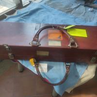 Valigia in pelle porta fucile