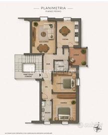 Appartamento di 120 m² con 4 locali e box auto a B