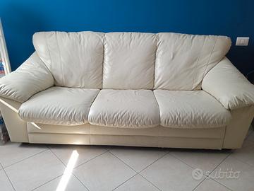 Divano letto ecopelle