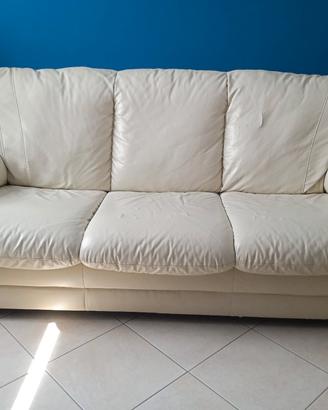 Divano letto ecopelle