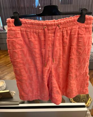 Short in spugna Versace Allover in cotone