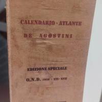 Raro Calendario Tascabile Atlante De Agostini – Ed
