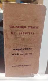 Raro Calendario Tascabile Atlante De Agostini – Ed