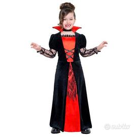Costume Bambina Halloween vampira varie taglie