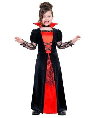 Costume Bambina Halloween vampira varie taglie