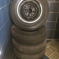 Cerchi in Acciaio Fergat 6j" x 14" Lancia Fulvia