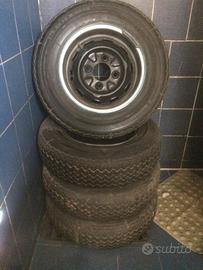 Cerchi in Acciaio Fergat 6j" x 14" Lancia Fulvia