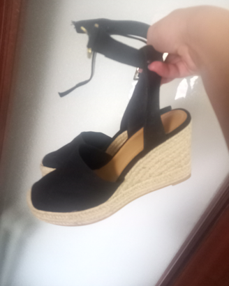 Zeppe espadrillas Nuove n.39