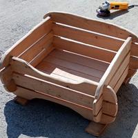 Cuccetta artigianale in legno di cedro