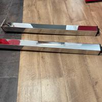 Gambe tavolo bar regolabile acciaio cromato