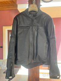 Giacca moto HEVIK in pelle di bufala