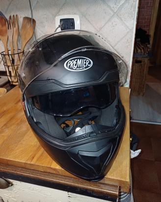 casco da moto modulare Premier Delta U9 BM nero 