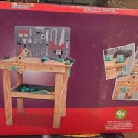 Banco da lavoro giocattolo in legno