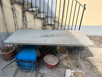 Tavolo Pieghevole Grande da Esterno - 180x70cm