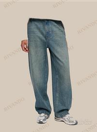 Jeans baggy donna con tasche oblique - Terranova
