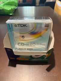 Lotto 7 CD-R vergini Verbatim e TDK 700MB