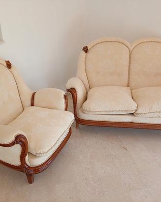 divani stile barocco 3 posti