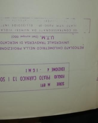 25 cartine topografiche dettagliate militari anni