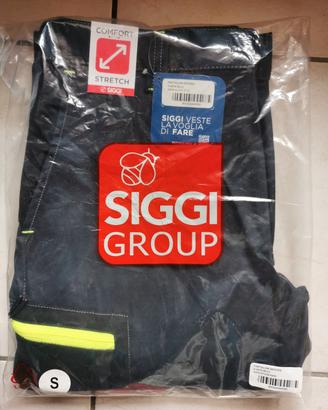 Pantaloni Siggi Bergen S-4079 Blu Taglia S